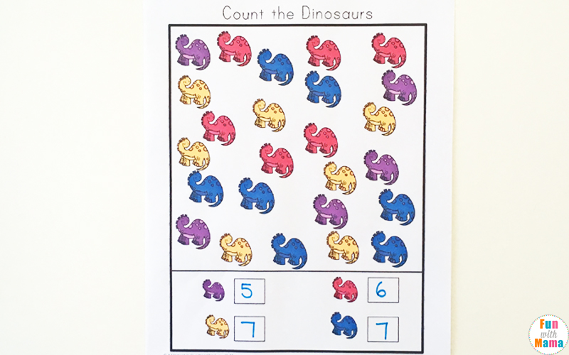Dinosaur Lovers will enjoy this fun Dinosaur Preschool Printable Pack aimed at children ages 3 - 8.