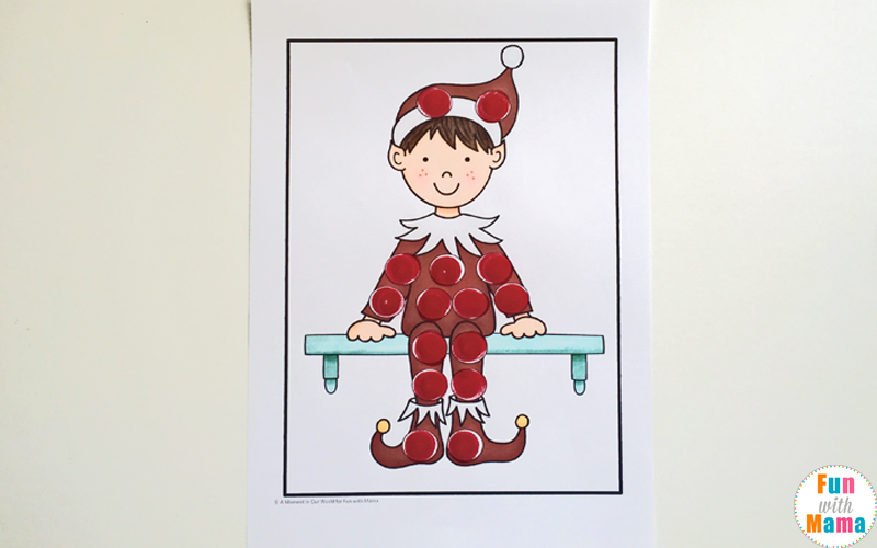 elf on the shelf do a dot pages