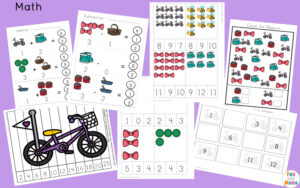 Letter B Preschool Printable Pack - Fun with Mama