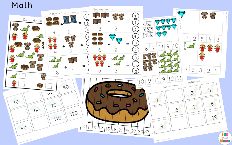 Free printable letter d activities, worksheets, crafts and learning pack.