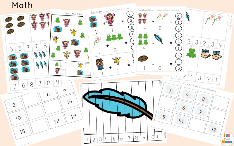 Free printable letter f activities, worksheets, crafts and learning pack.