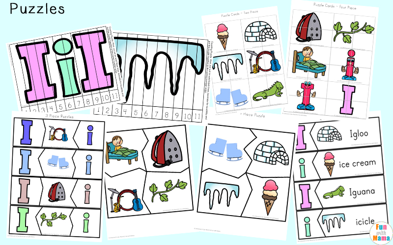 letter i activities for toddler