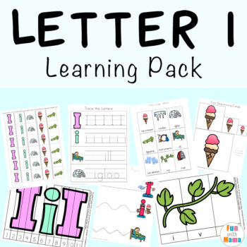 Free printable letter i activities, worksheets, crafts and learning pack.