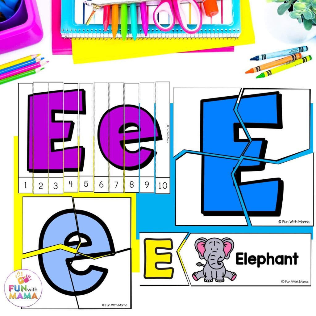 letter e puzzles