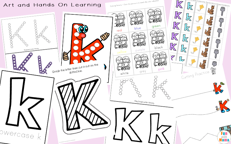 letter k coloring pages