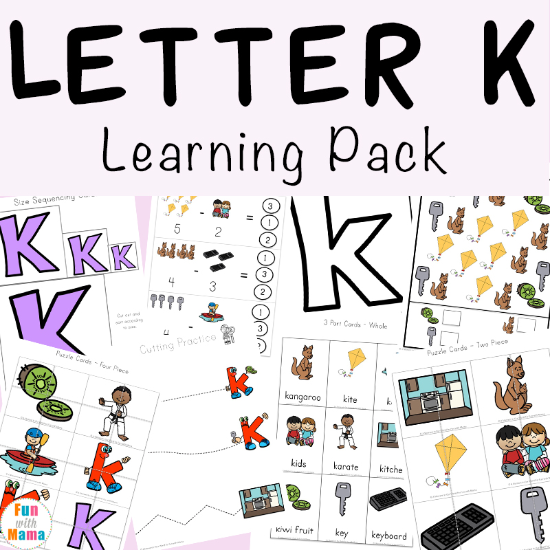 letter k activities for preschool