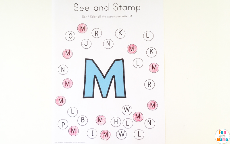 letter m printable