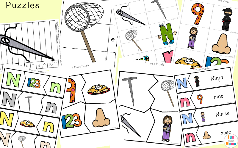letter n activities for preschoolers