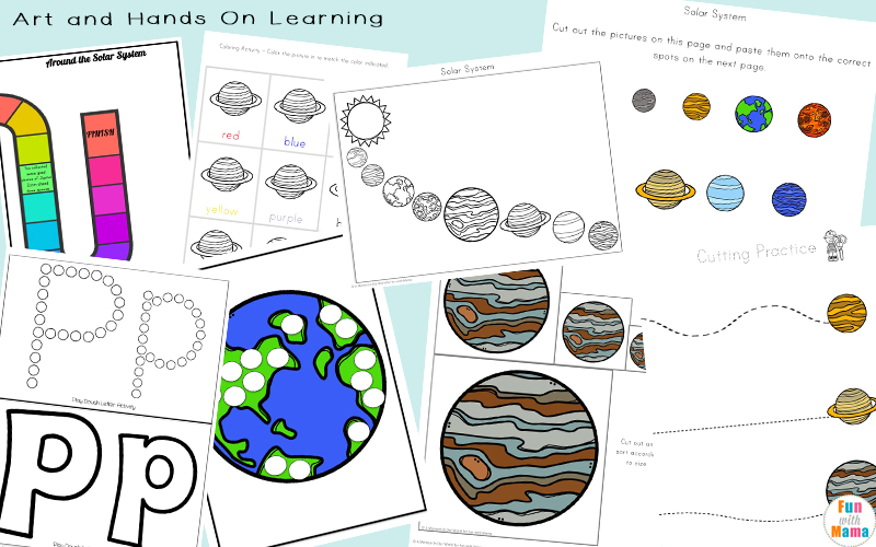 free printable solar system coloring pages