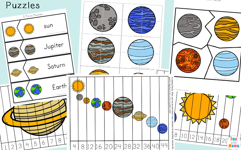 solar system printable pdf