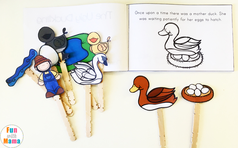 The Ugly Duckling Printable Story book