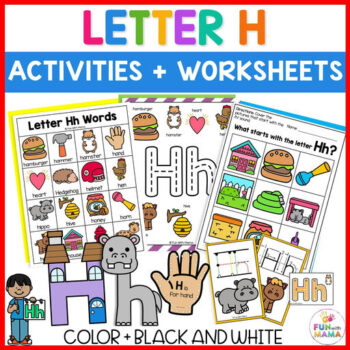 letter h activities and worksheets