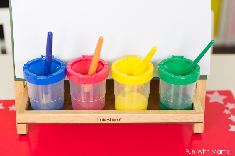 art activity station for toddlers