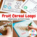 Fruit Loops Activities for Preschool Printable - Fun with Mama