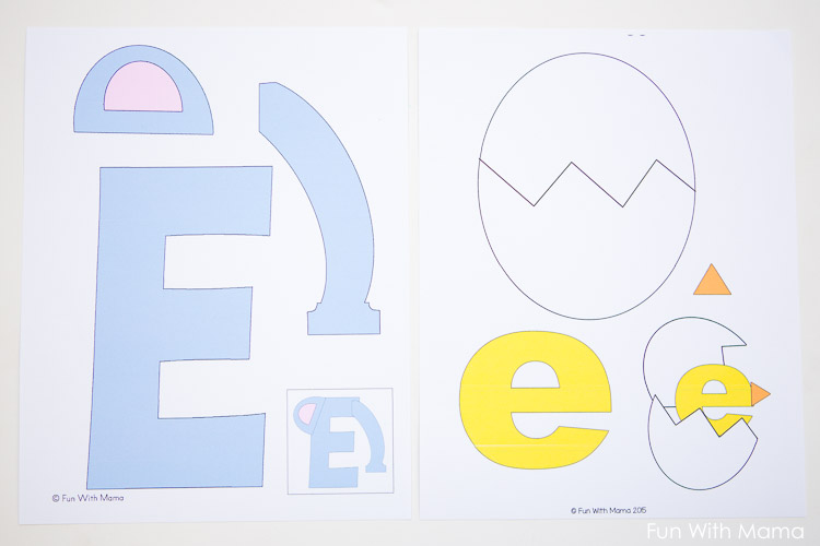 Letter ECraft Printable
