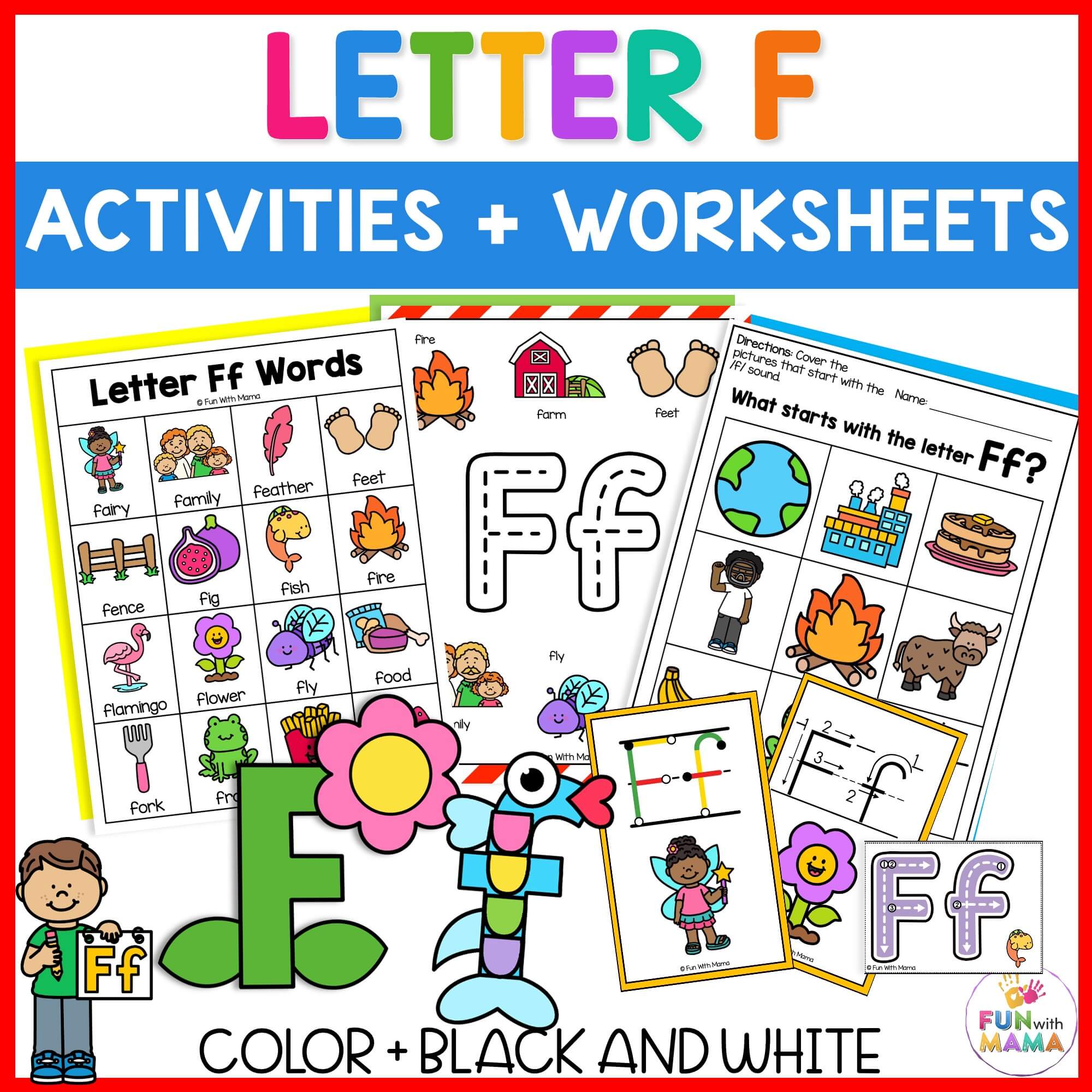 Letter F Formation Letter F Formation