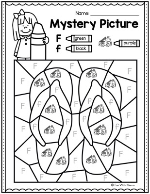 LETTER F WORKSHEETS