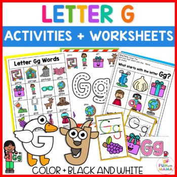 letter g activities pin
