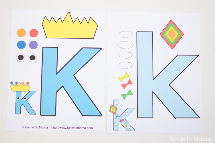 Letter K Worksheets Fun with Mama
