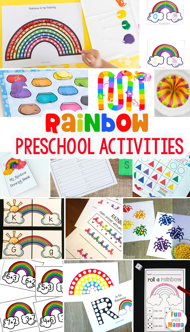 The Best Rainbow Learning Activities for Preschoolers The Best Rainbow Learning Activities for Preschoolers