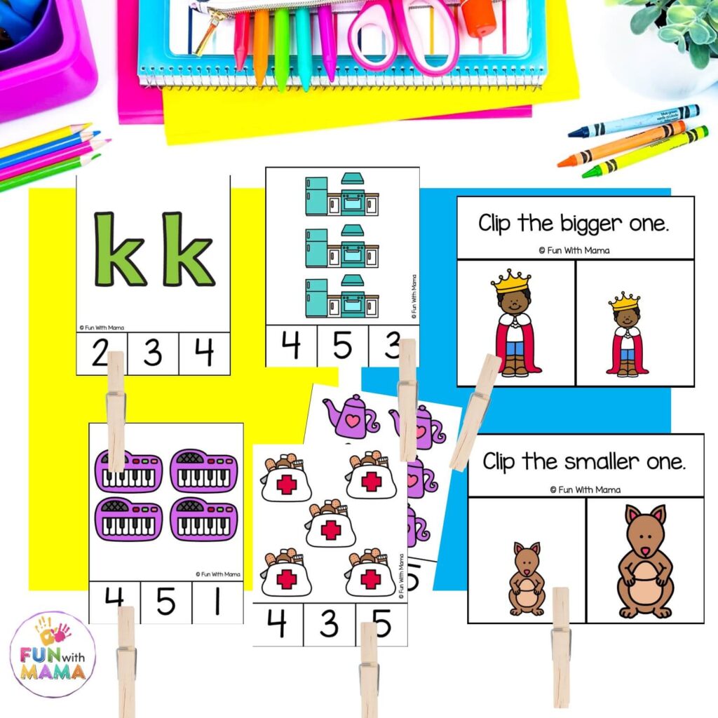 count and clip the letter k