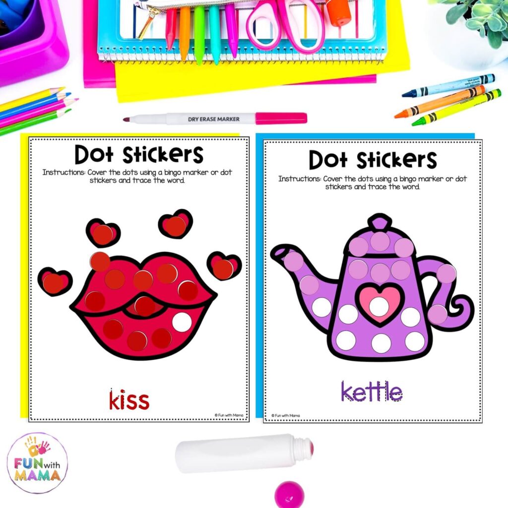 dot sticker activity