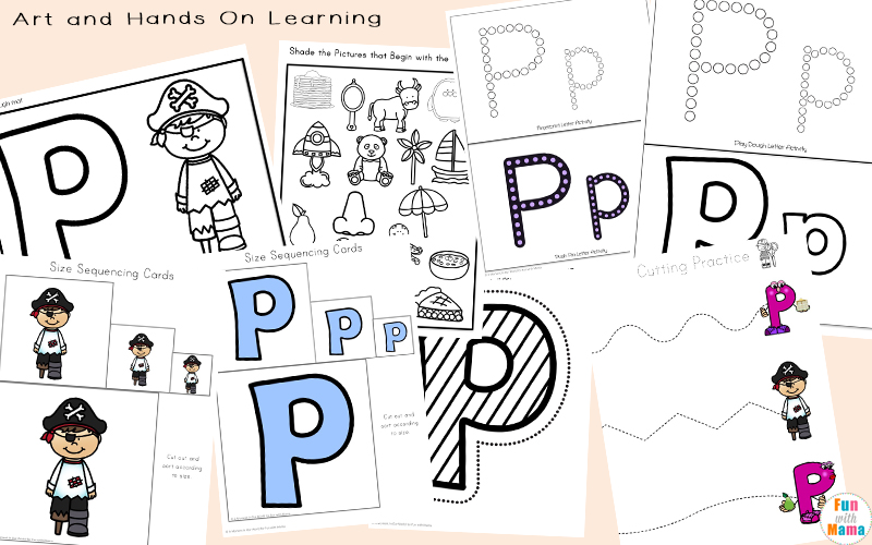 alphabet letter p art activities