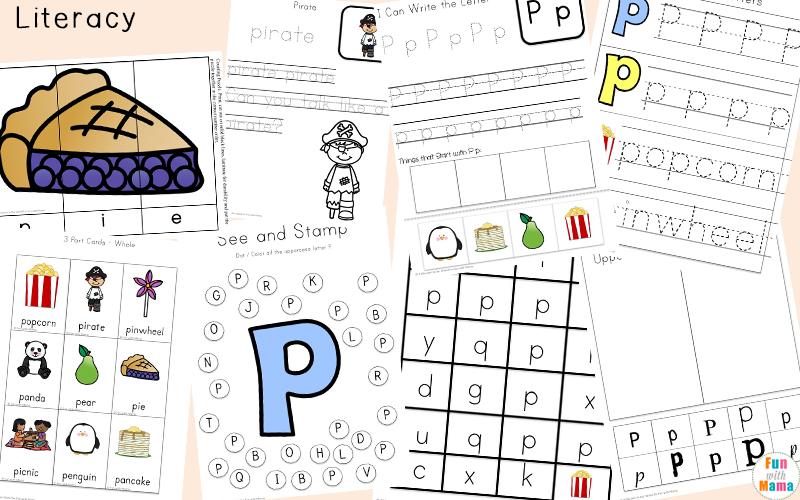 letter p vocabulary words