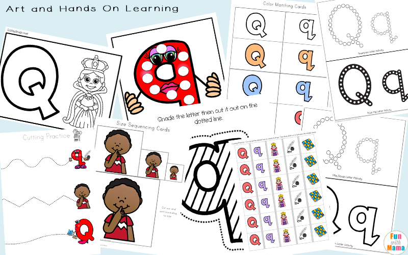 Hands On Learning Activities For Kids Letter Q
