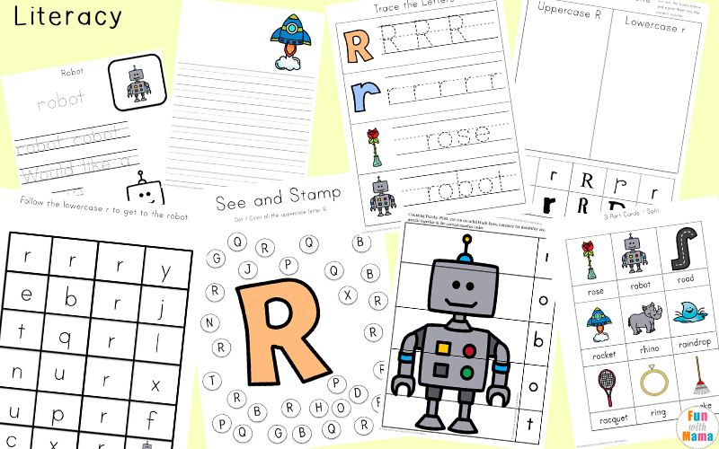 Letter Recognition and Handwriting Practice Printables For Kindergarten