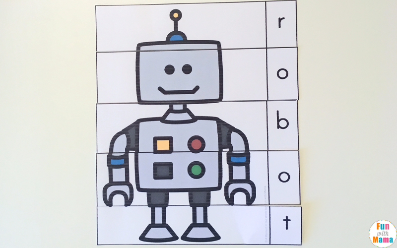 R is for Robot Free Printables