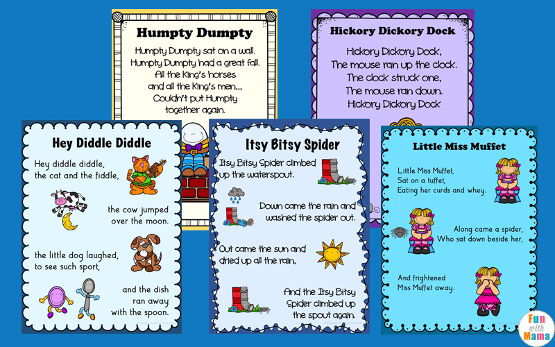 Itsy Bitsy Spider Nursery Rhyme PDF Worksheet: Free Printable PDF