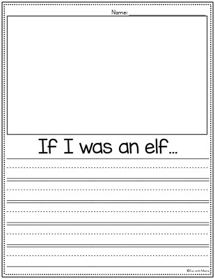 elf-writing-worksheets