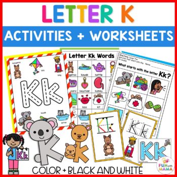 letter k activities and worksheets