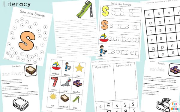 Letter S Worksheets, Printables and Crafts - Fun with Mama