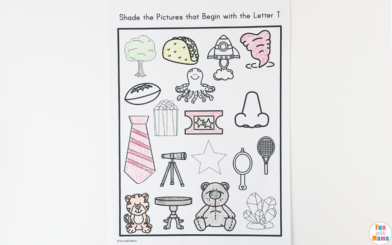 Letter T Worksheets for Preschool and Kindergarten - Fun with Mama