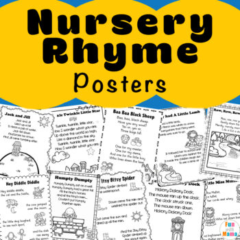 Nursery Rhymes Printables Poster