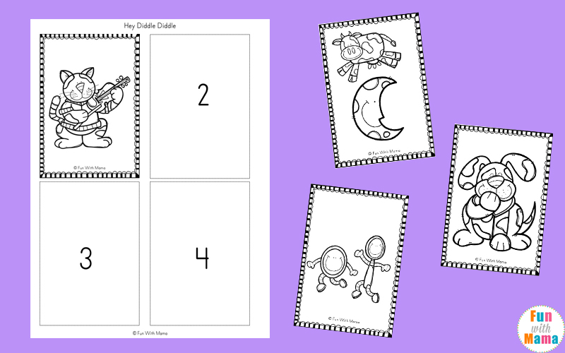 nursery rhymes sequencing activities