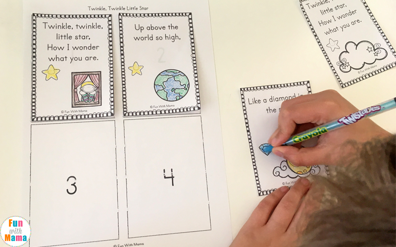 nursery rhymes sequencing activities