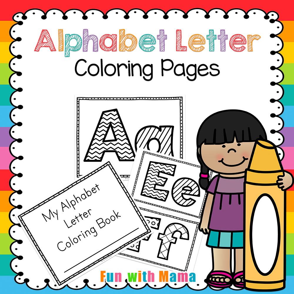 alphabet coloring pages