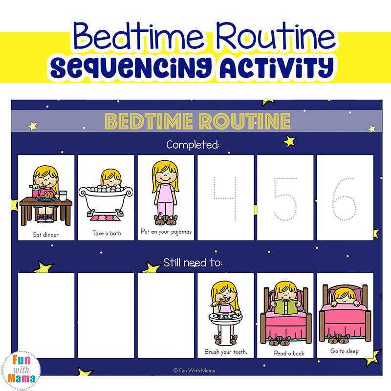 Toddler Bedtime Chart