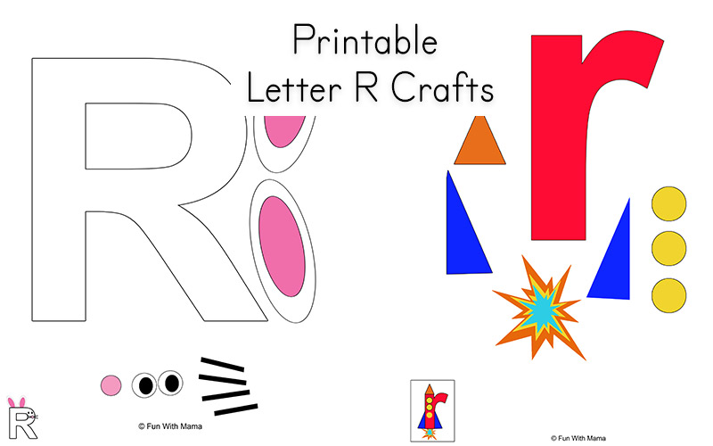 Printable Letter R Craft