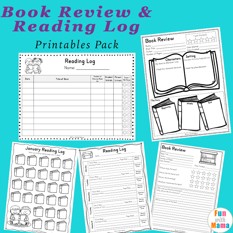 Reading Log PDF And Book Report Templates Fun With Mama reading-log-pdf-and-book-report-templates-fun-with-mama