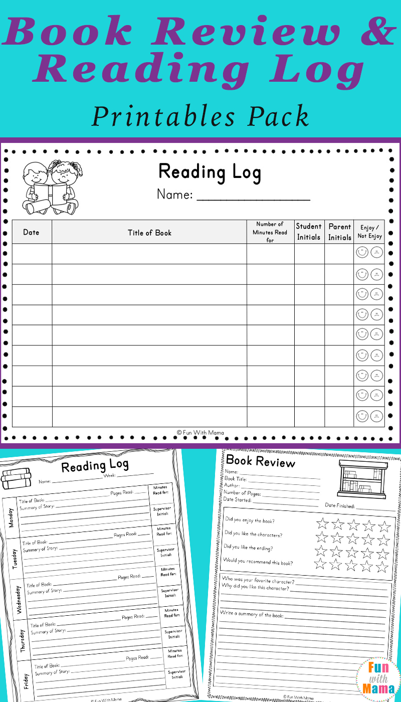 book report template elementary pdf