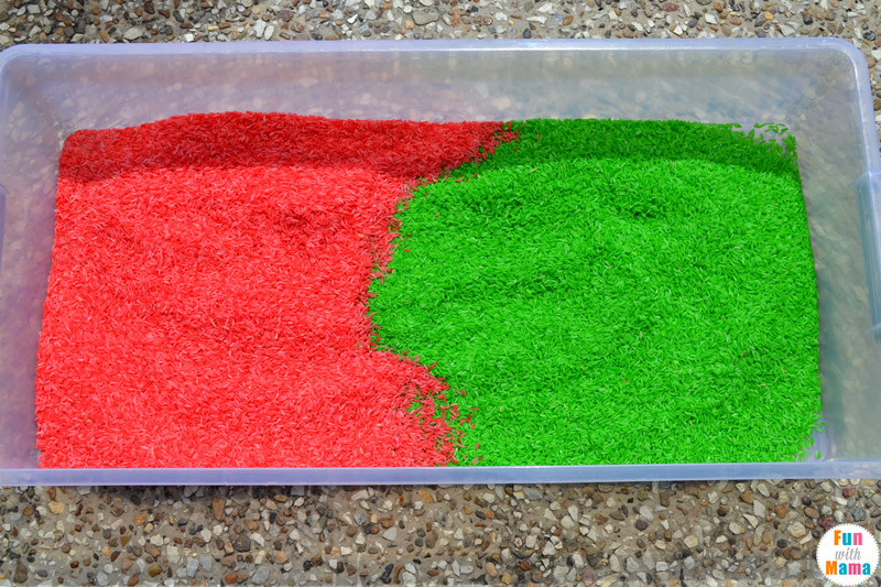 Christmas Rice Filler for Sensory Bins, Red & Green Rice for Sensory  Christmas Activity, DIY Sensory Pretend Play (10 Cups) - Yahoo Shopping