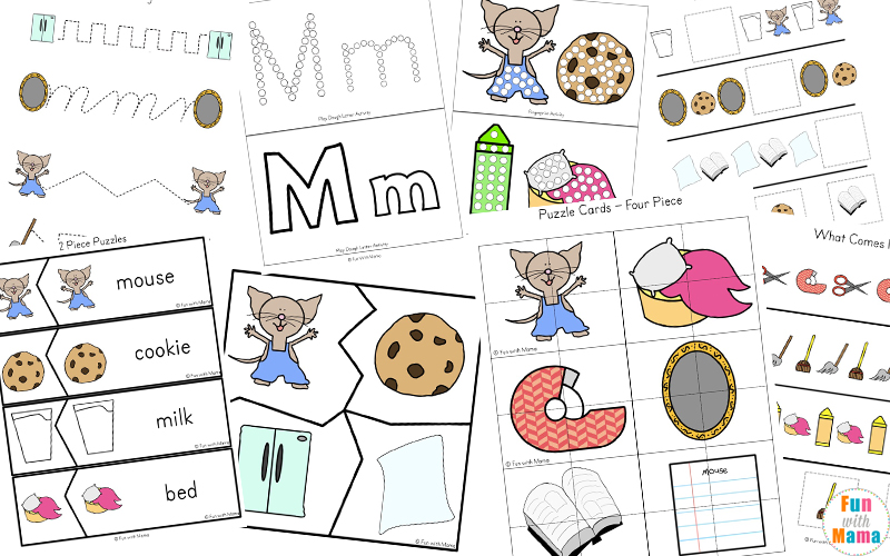 If you Give a Mouse a Cookie Printable Activities Fun with Mama