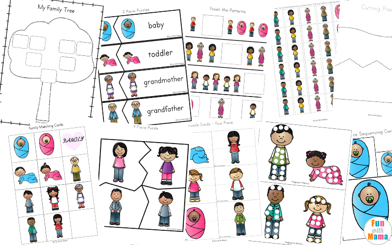 family tree worksheets