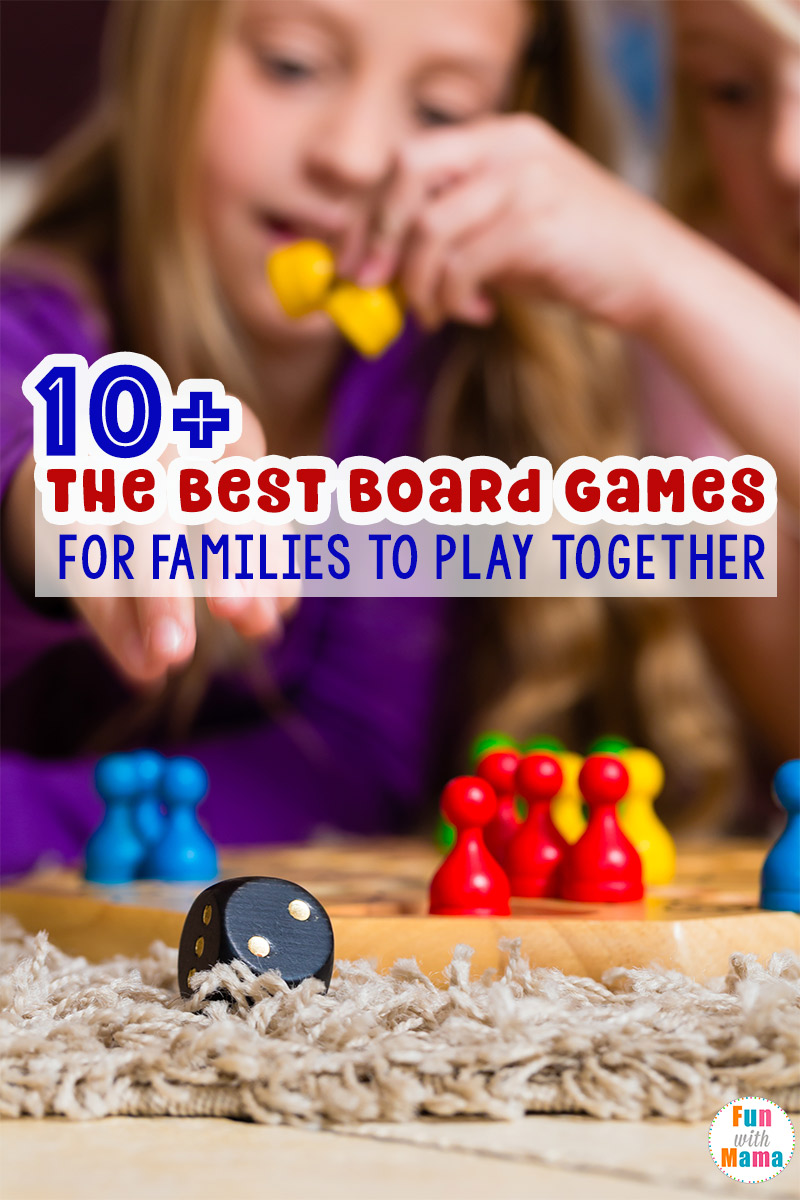 Fun board games for kids and families to play together. Great for families with children 2 years old and up!