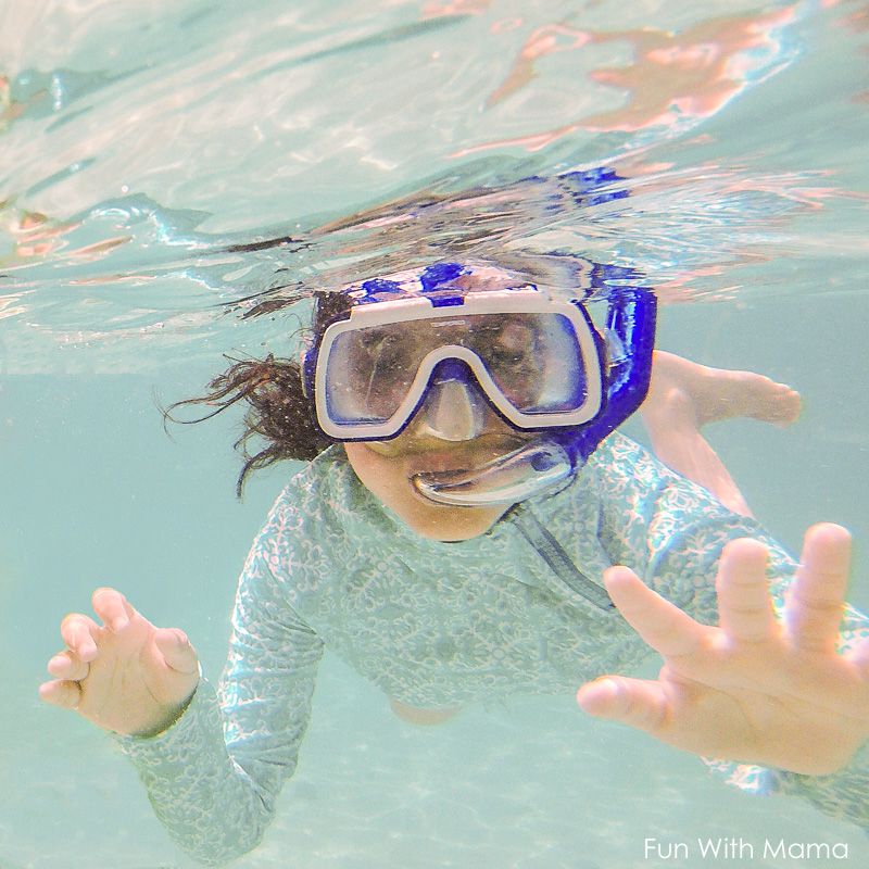 Snorkeling with kids