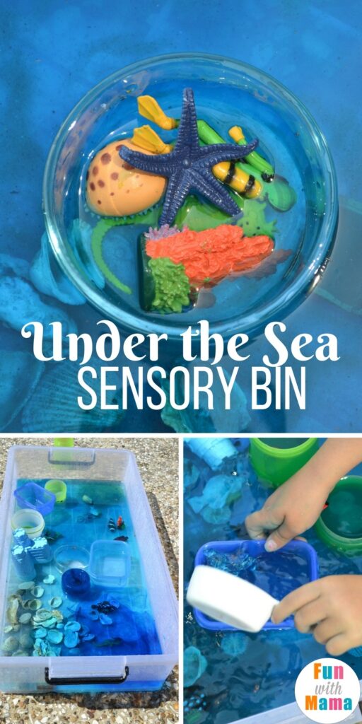 Under the sea sensory bin pinterest